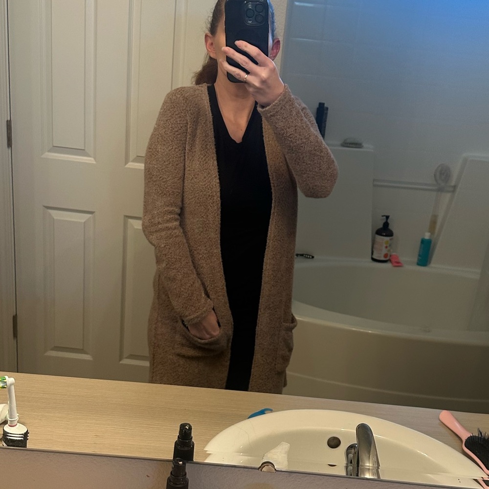 Woman’s cozy life cardigan